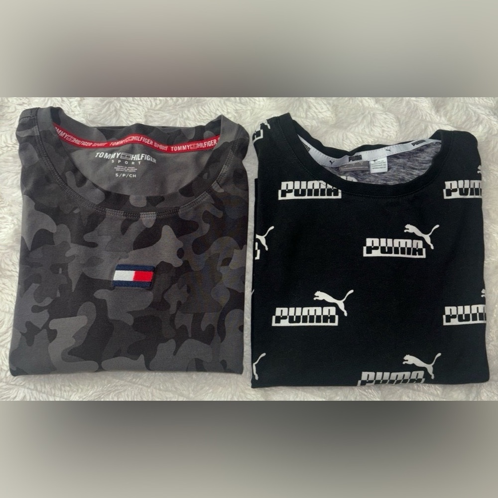 *LIKE NEW 2 PC BUNDLE* Tommy Hilfiger Sport + Puma Crop Tops